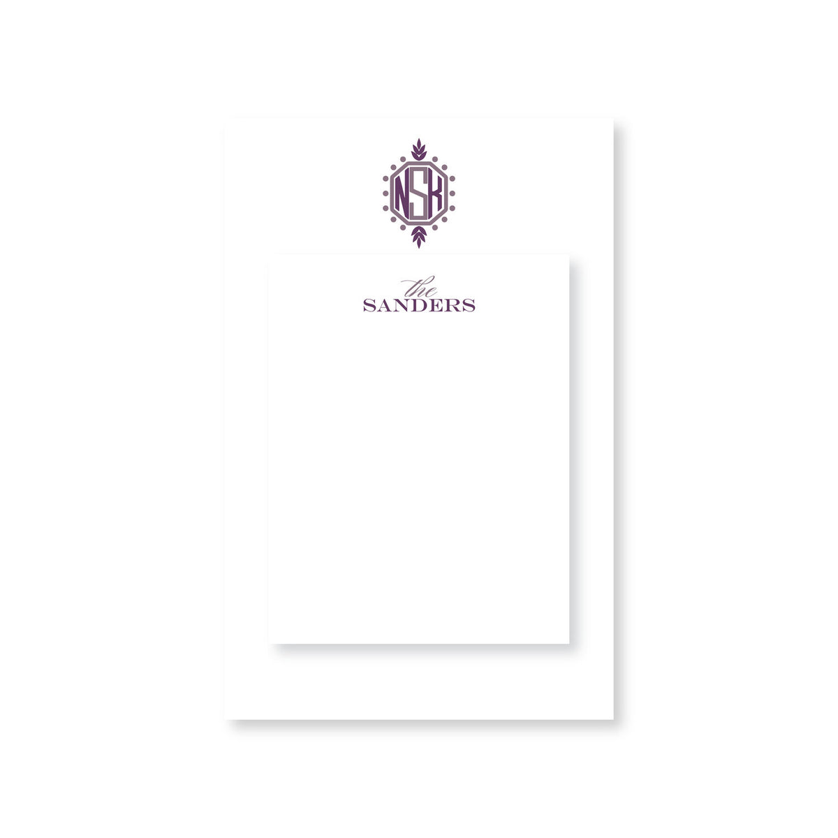 Sanders Personalized Notepad Set