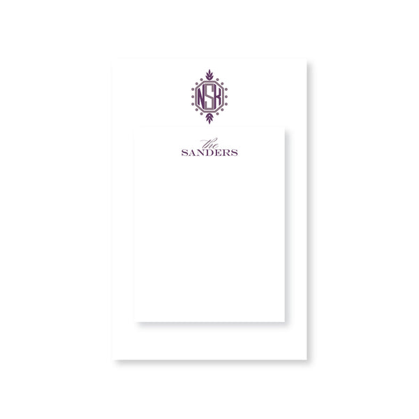 Sanders Personalized Notepad Set