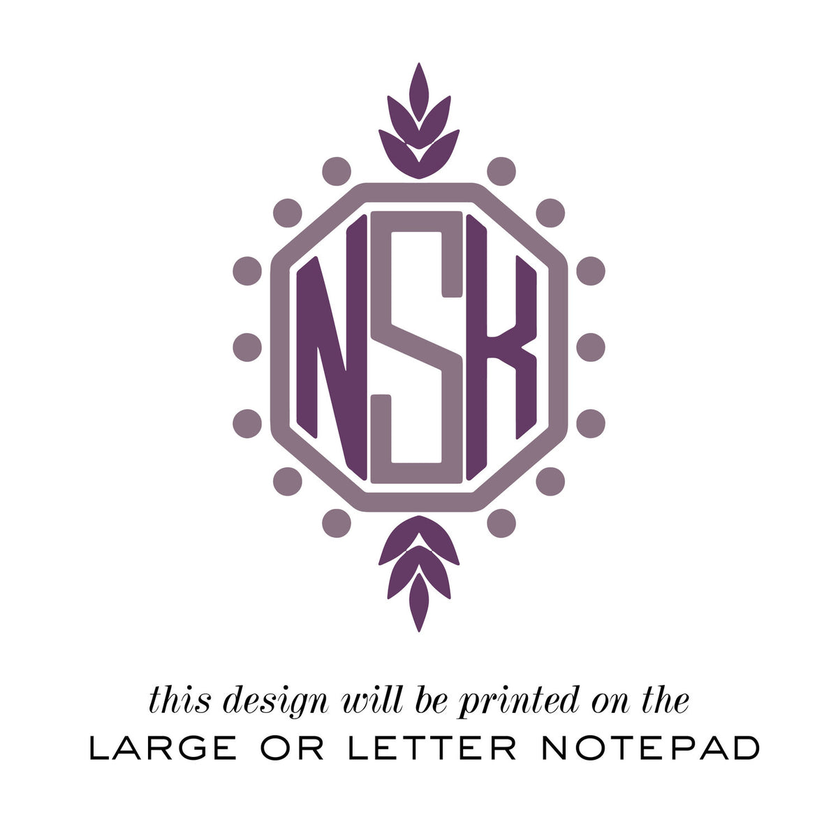 Sanders Personalized Notepad Set