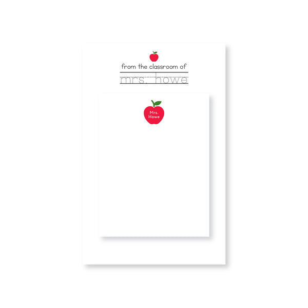 Teacher Personalized Notepad Set