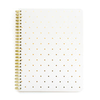 White Perfect Dot Notebook - All She Wrote