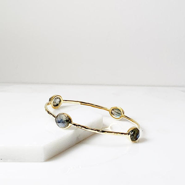 Labradorite Eleanor Bangle Bracelet