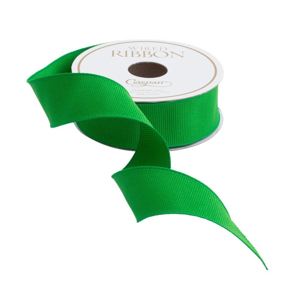 Grosgrain Ribbon 1 Inch Solid Color Classical Green #579 Double Sided  Ribbon