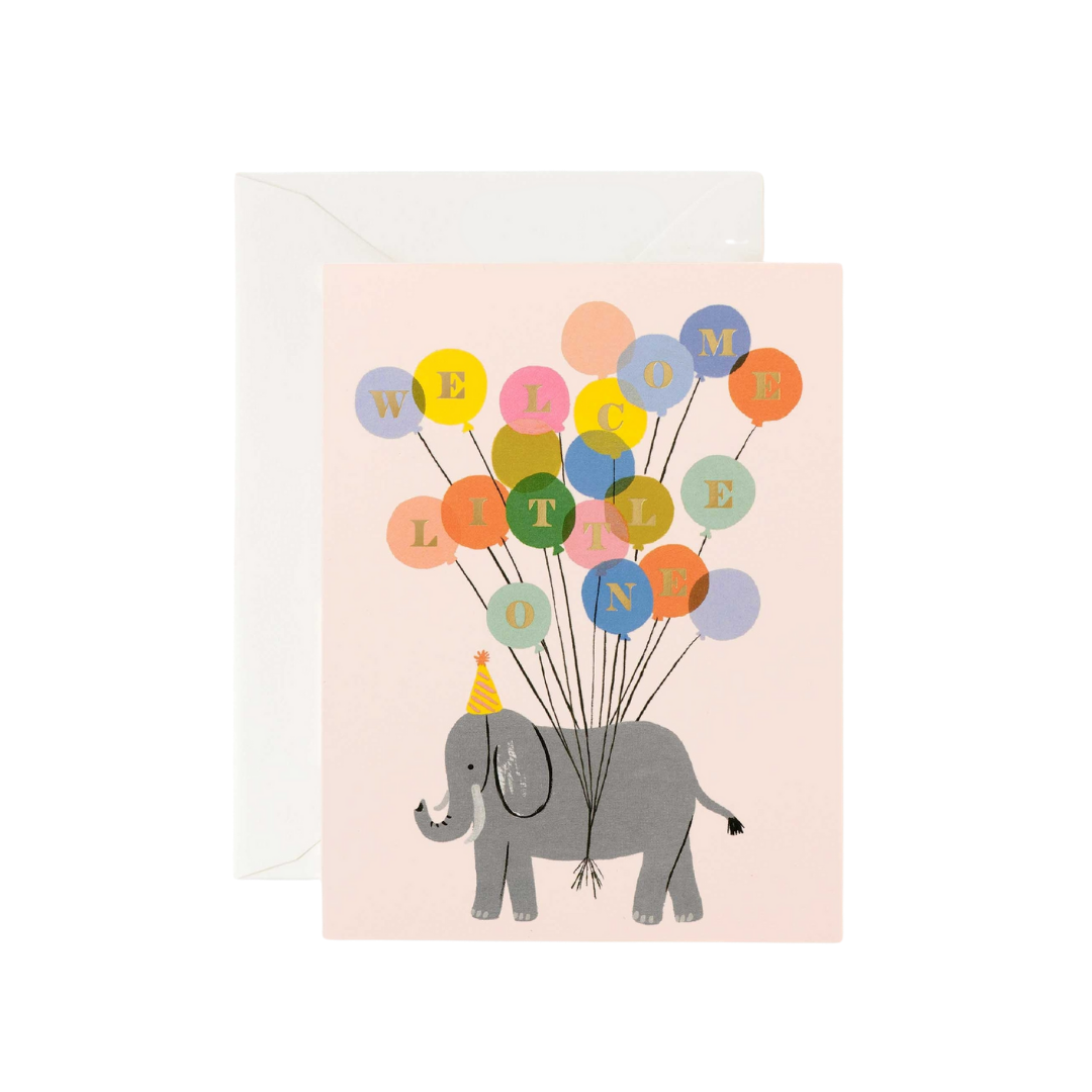 Welcome Elephant Card