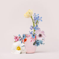 Pink Floral Stemless Wine Cup - All She Wrote