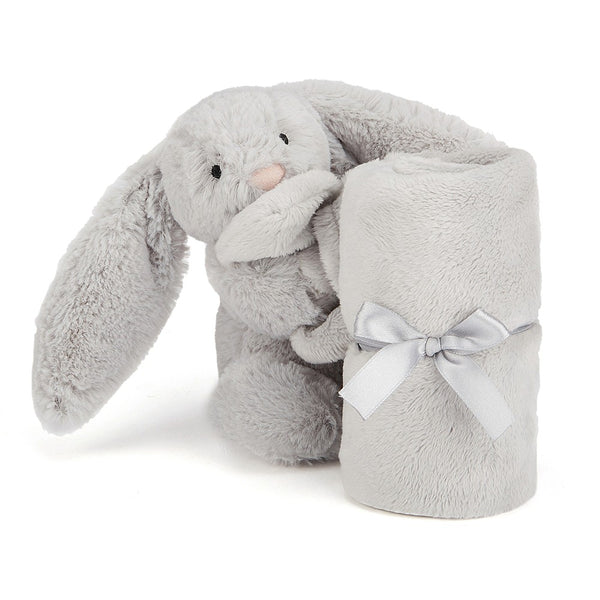 Bashful Grey Bunny Lovey