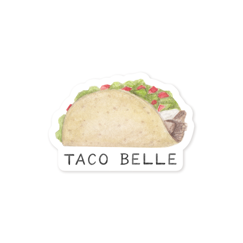 Taco Belle Sticker