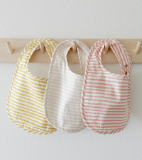 Stripes Away Petal Bib Set