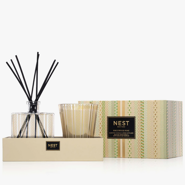 Birchwood Pine Candle & Diffuser Duo