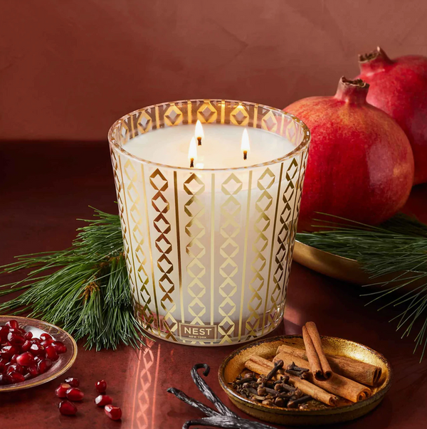 Holiday 3 Wick Candle