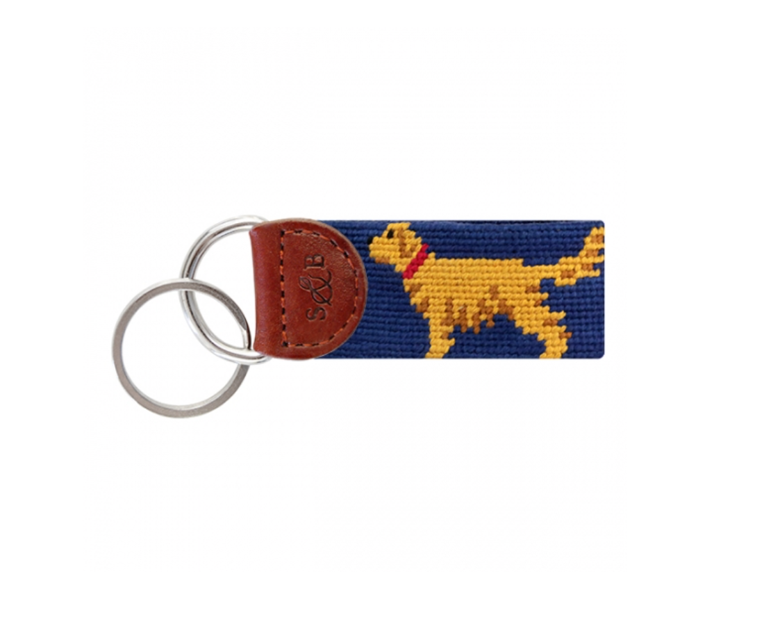 Golden Retriever Key Fob