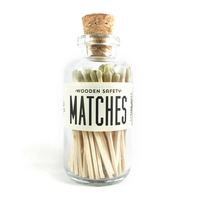 Gold Vintage Apothecary Matches - All She Wrote