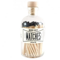 Black Vintage Apothecary Matches - All She Wrote