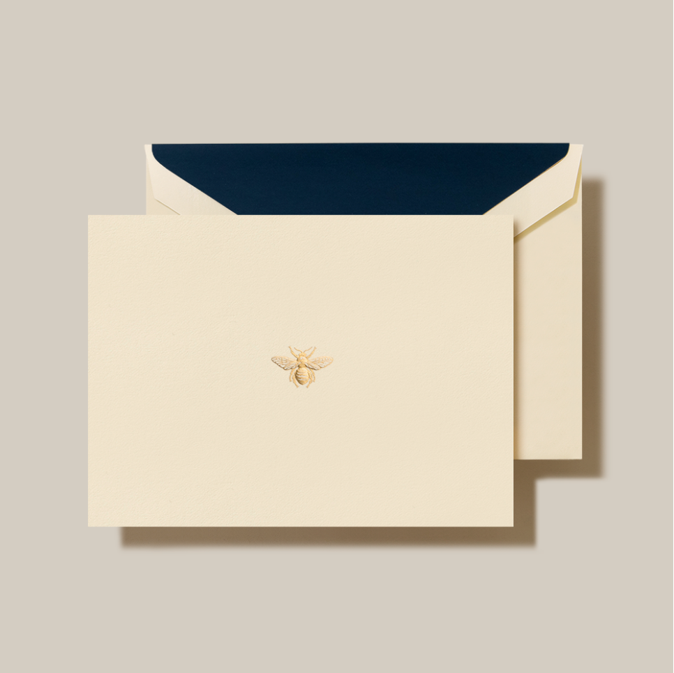 Gold Bee Boxed Stationery