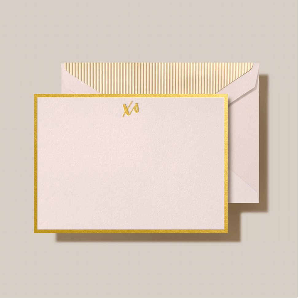 XO Bordered Boxed Stationery