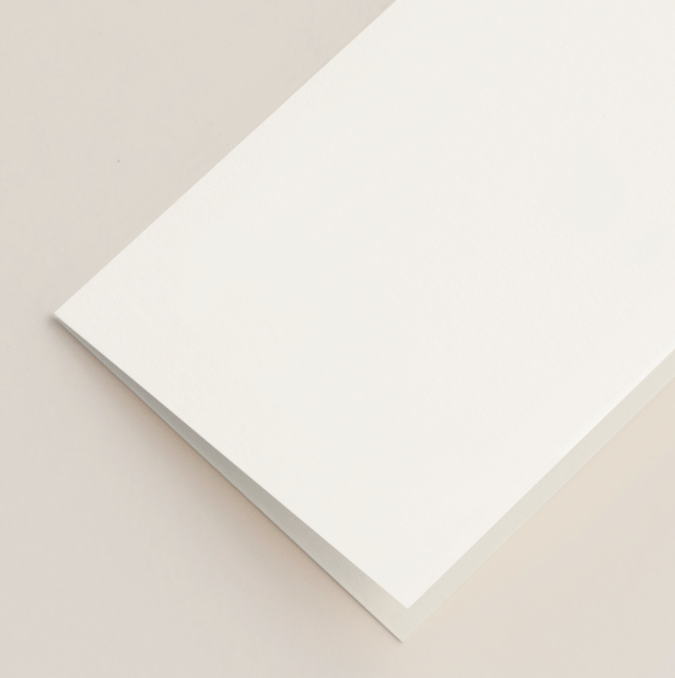 White Tent Place Cards