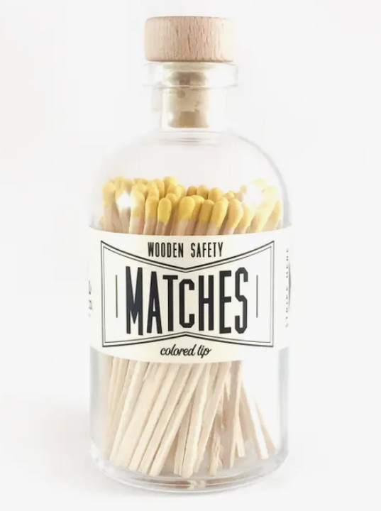 Yellow Vintage Apothecary Matches