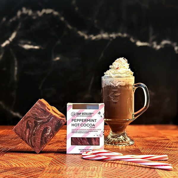 Peppermint Hot Cocoa Soap Bar