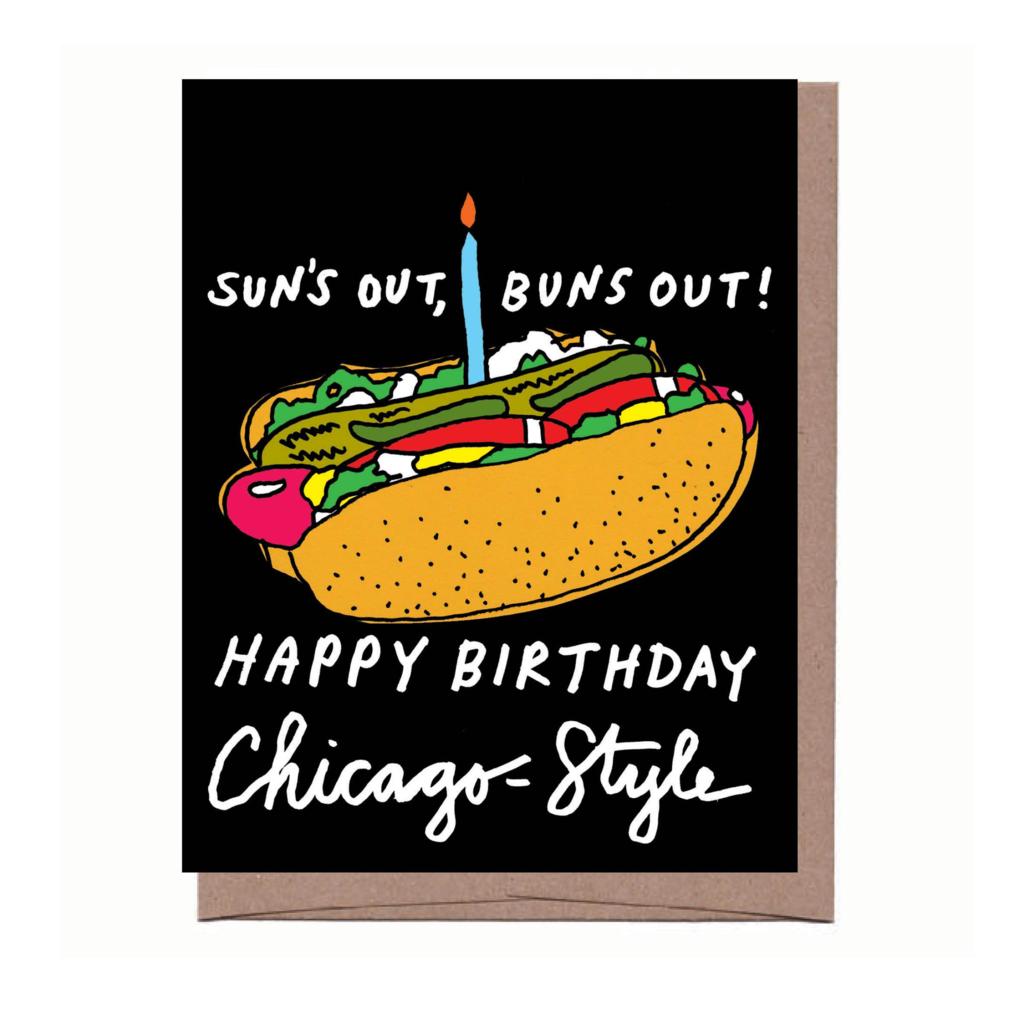 Suns Out, Buns Out Birthday Card