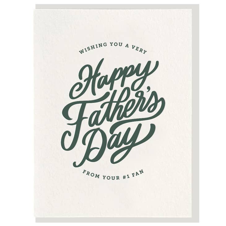 From Your #1 Fan Father's Day Card