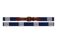 Chicago Flag Needlepoint Belt - All She Wrote