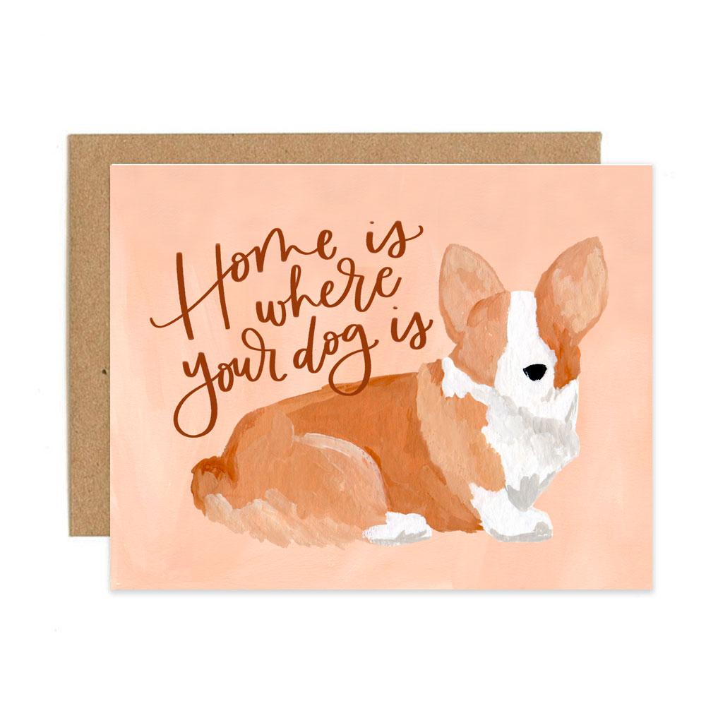 Corgi Home Card