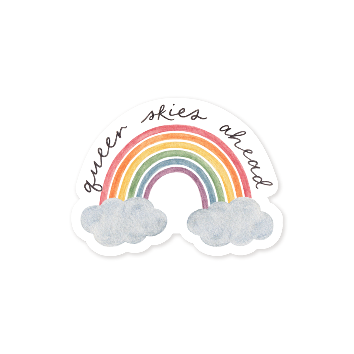 Queer Skies Pride Sticker