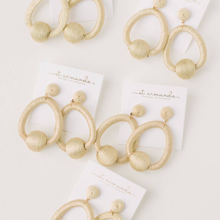 Metallic Lido Hoops