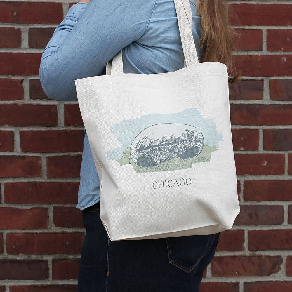 Chicago Bean Tote