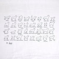 Dogs Tea Towel