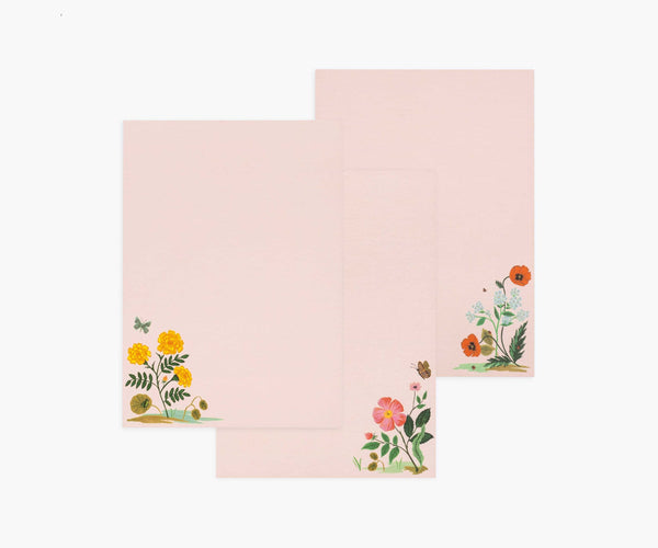 Botanical Social Stationery Set