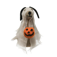 Wool Felt Ghost Dog