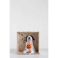 Wool Felt Ghost Dog
