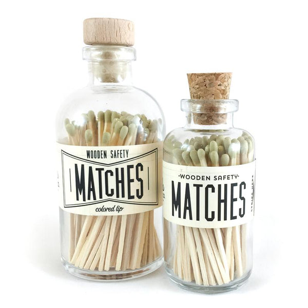 Gold Vintage Apothecary Matches - All She Wrote