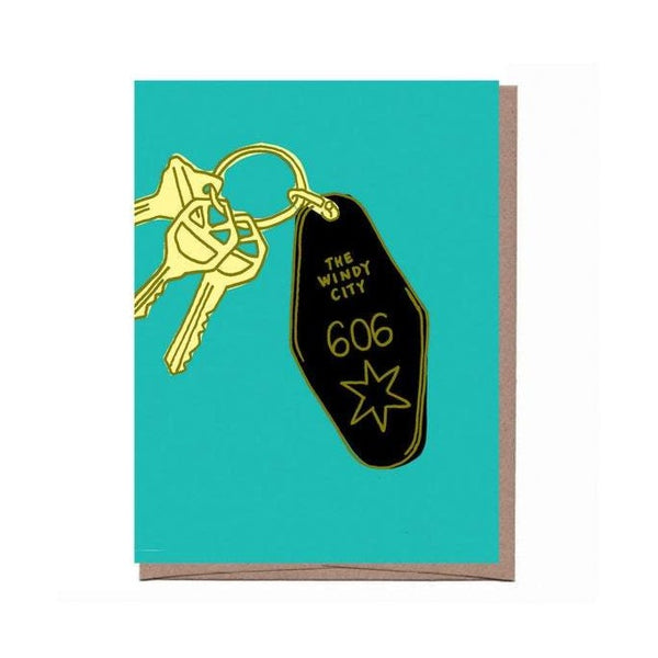 Windy City Keys Card - All She Wrote