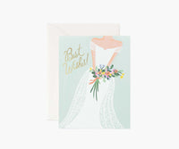 Best Wishes Beautiful Bride Card