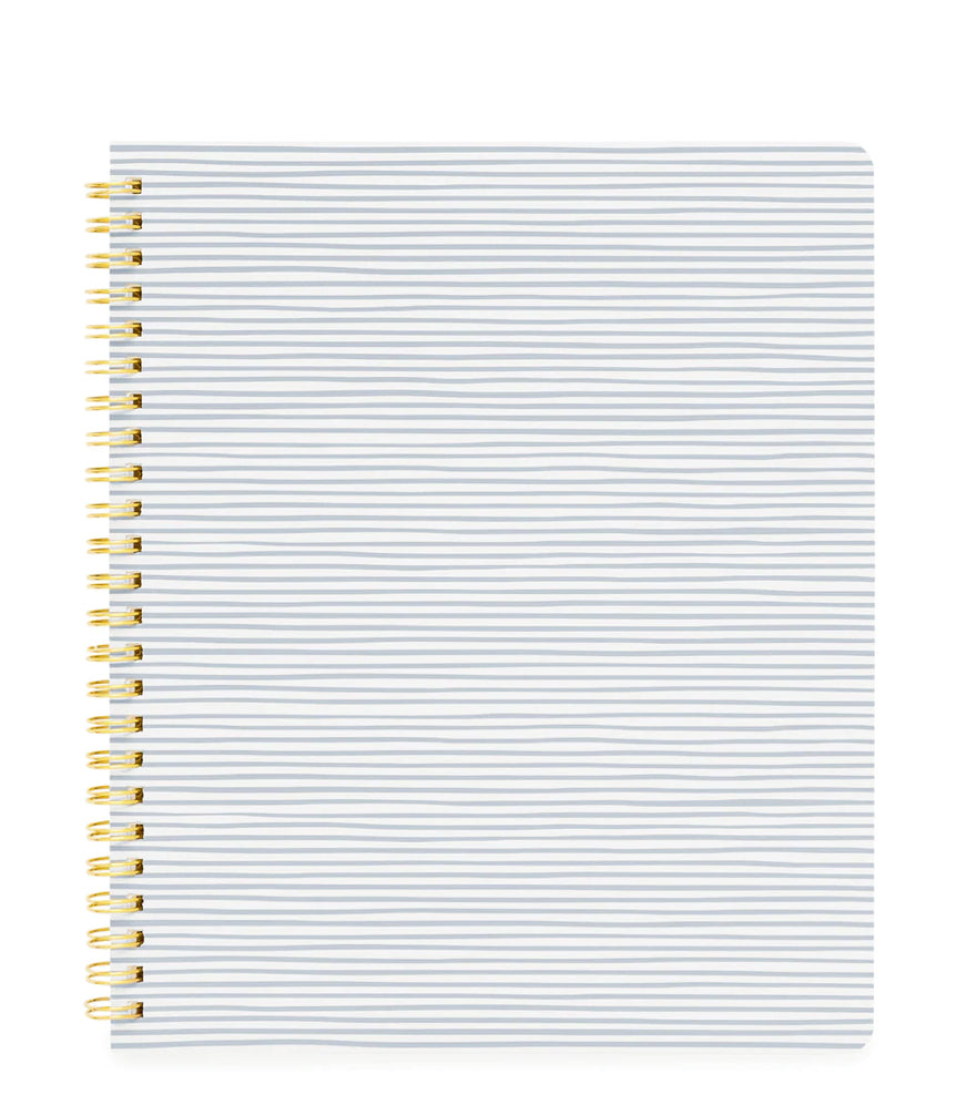Painted Blue Stripe Notebook