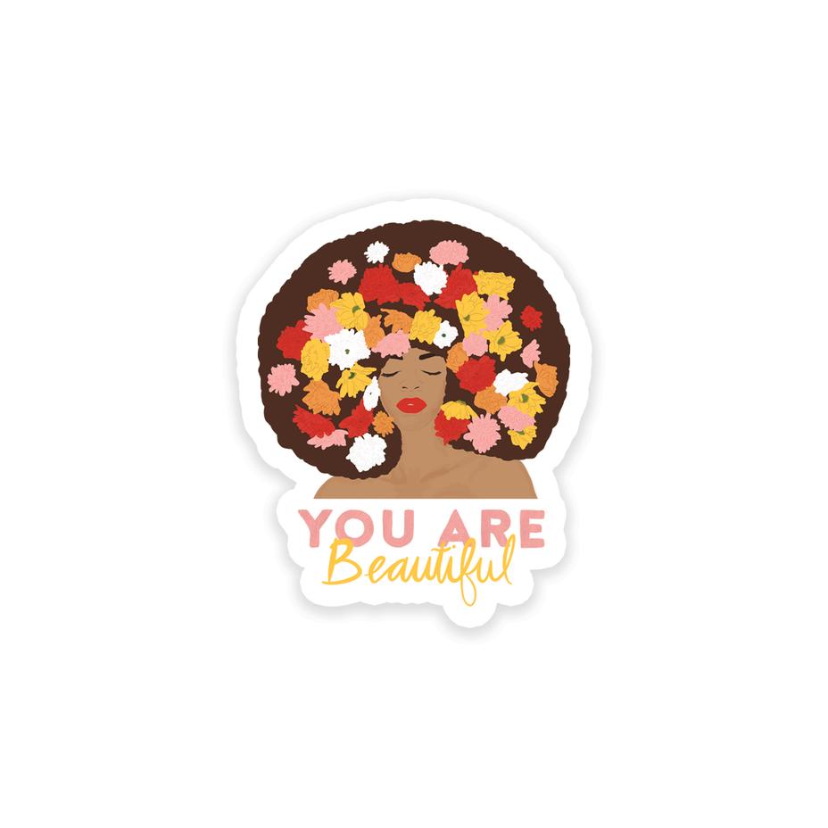 You Are Beautiful Sticker