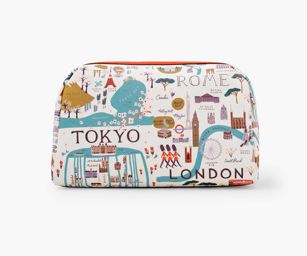 Bon Voyage Large Cosmetic Pouch