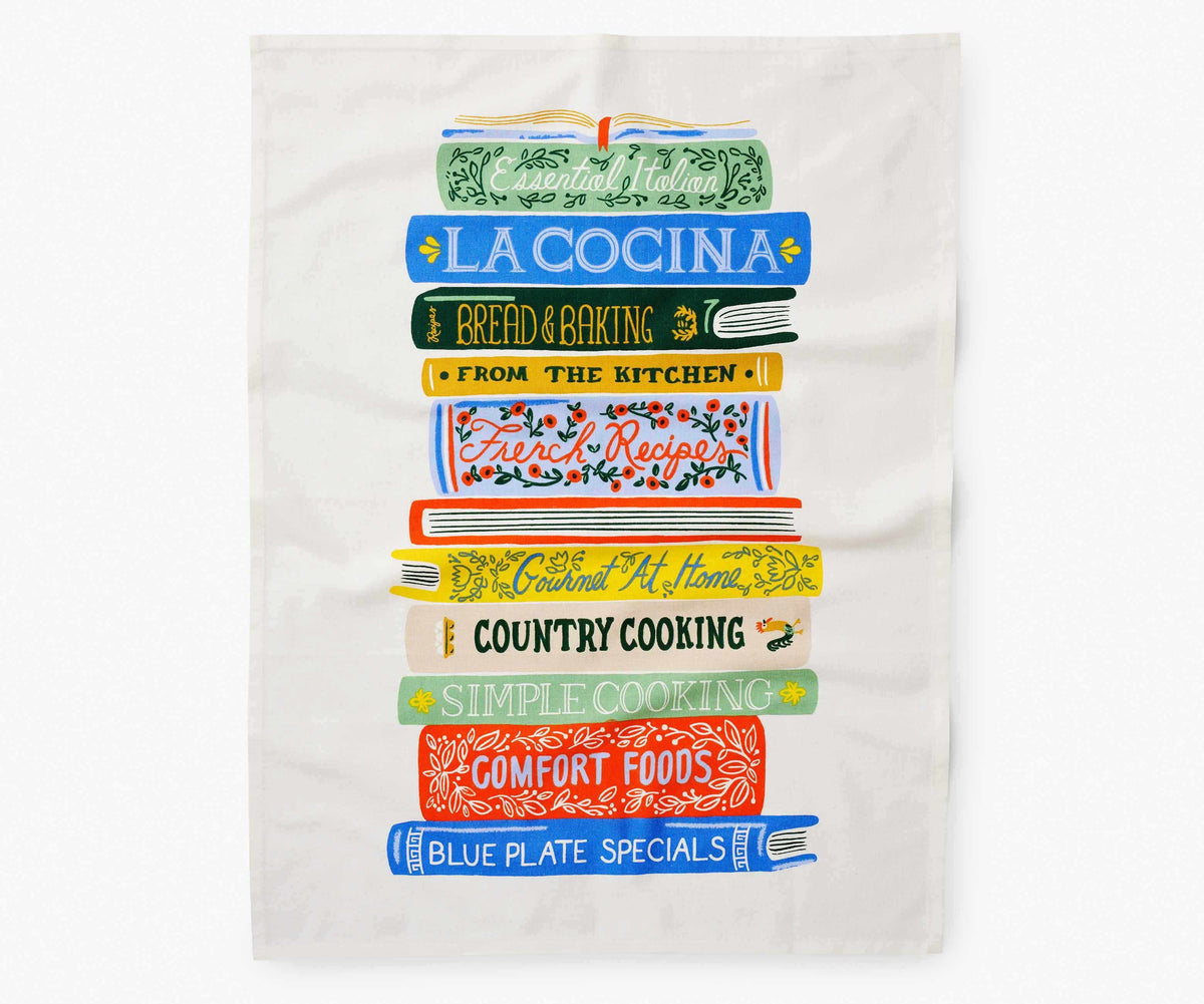 Cookbooks Tea Towel