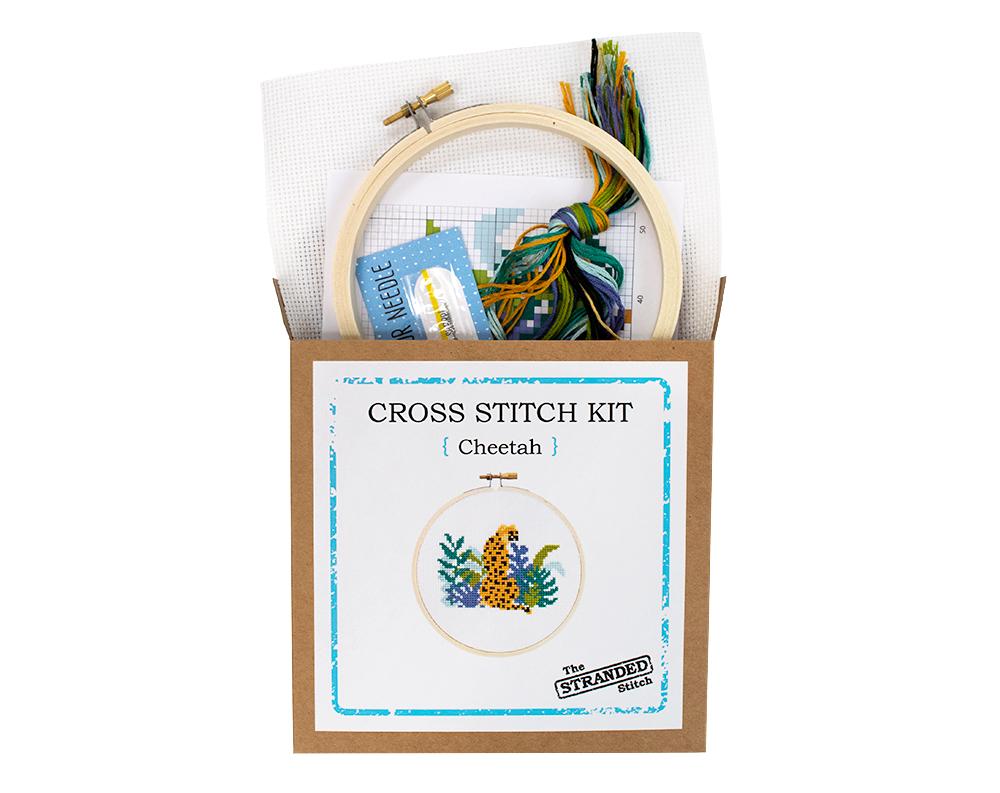 Cheetah Cross Stitch Kit