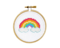 Rainbow Mini Cross Stitch Kit