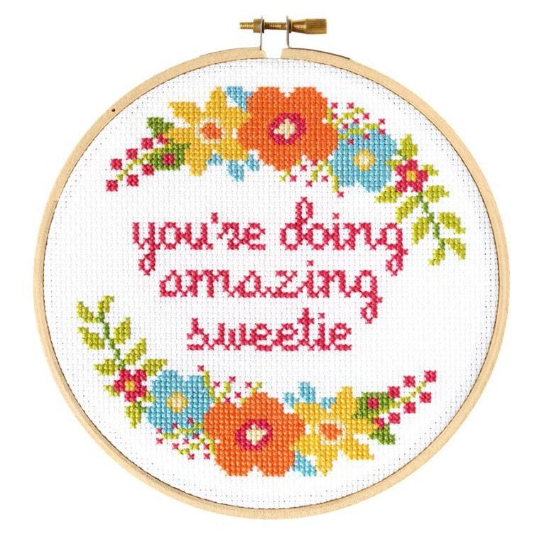 Sweetie Cross Stitch Kit - All She Wrote