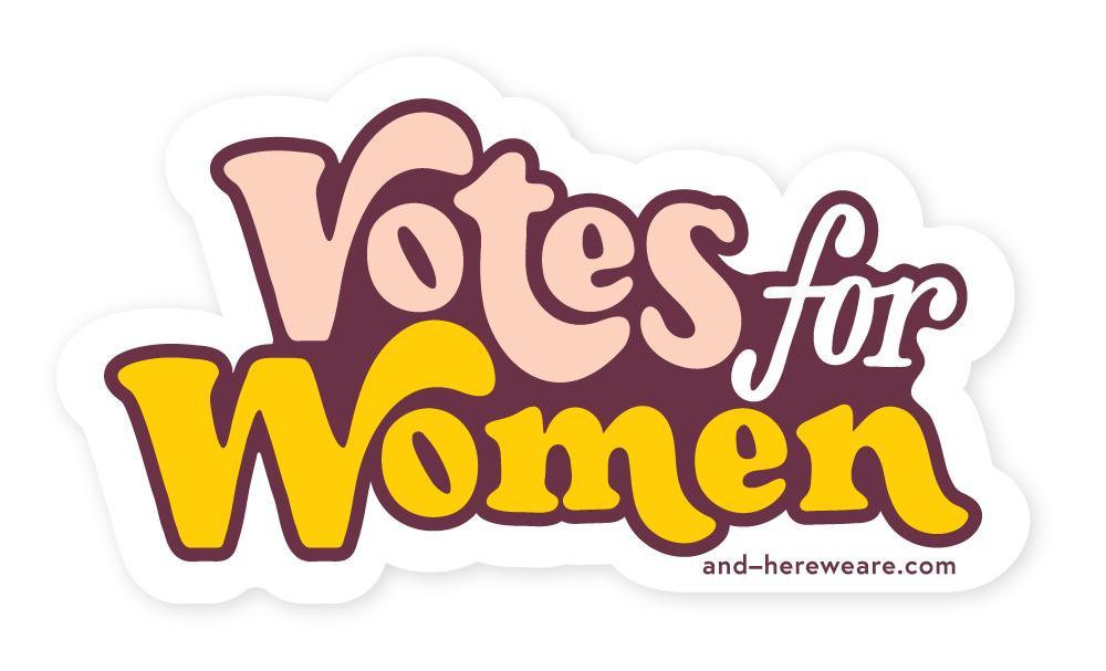 Votes For Women Sticker