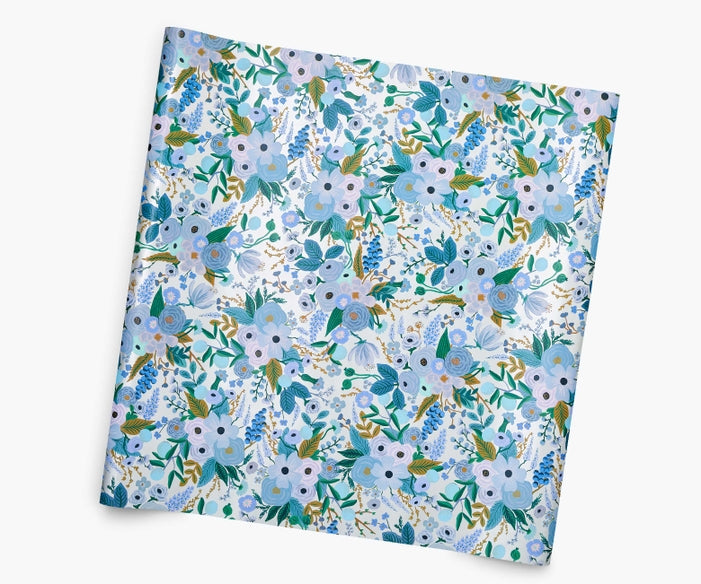 Garden Party Silver Wrapping Paper