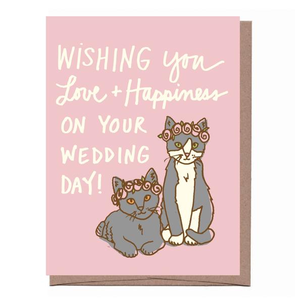 Wedding Cats Card - All She Wrote