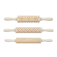 Carved Wood Rolling Pin